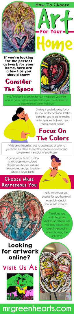 A poster with some tips on how to choose colors